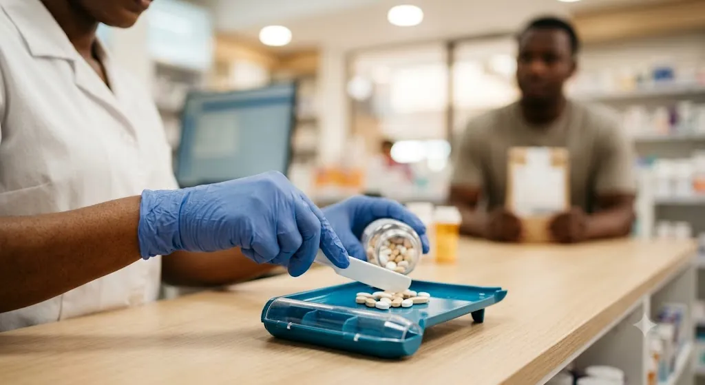 Pharmacy interior
